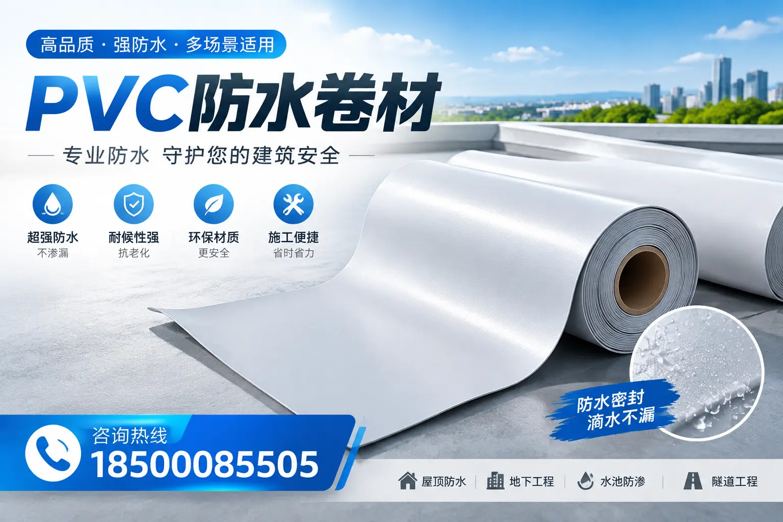 PVC防水卷材的市场竞争分析,益阳品牌选择参考